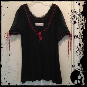 🖤❤️ Goth Top 🖤❤️